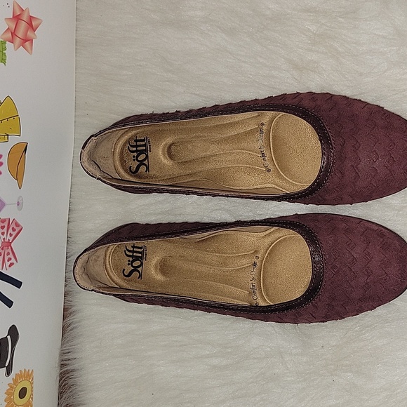 Sofft maroon flats - Picture 5 of 6